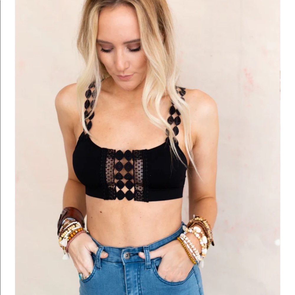 Black bralette